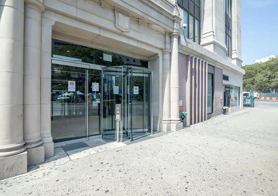 Exterior entrance doors, 16 Court Street, Brooklyn